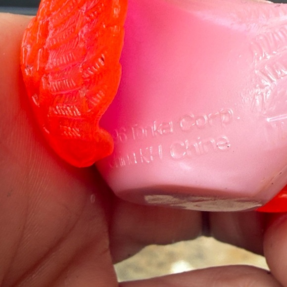 McDonald's 1996 Littlest Pet Shop Tonka Corp PINK SWAN Moveable Head & Wings - Picture 7 of 9